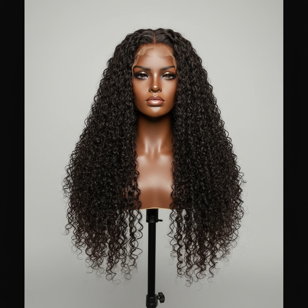 LORELL- HD Lace Unit in Cambodian Curl texture | Natural Color