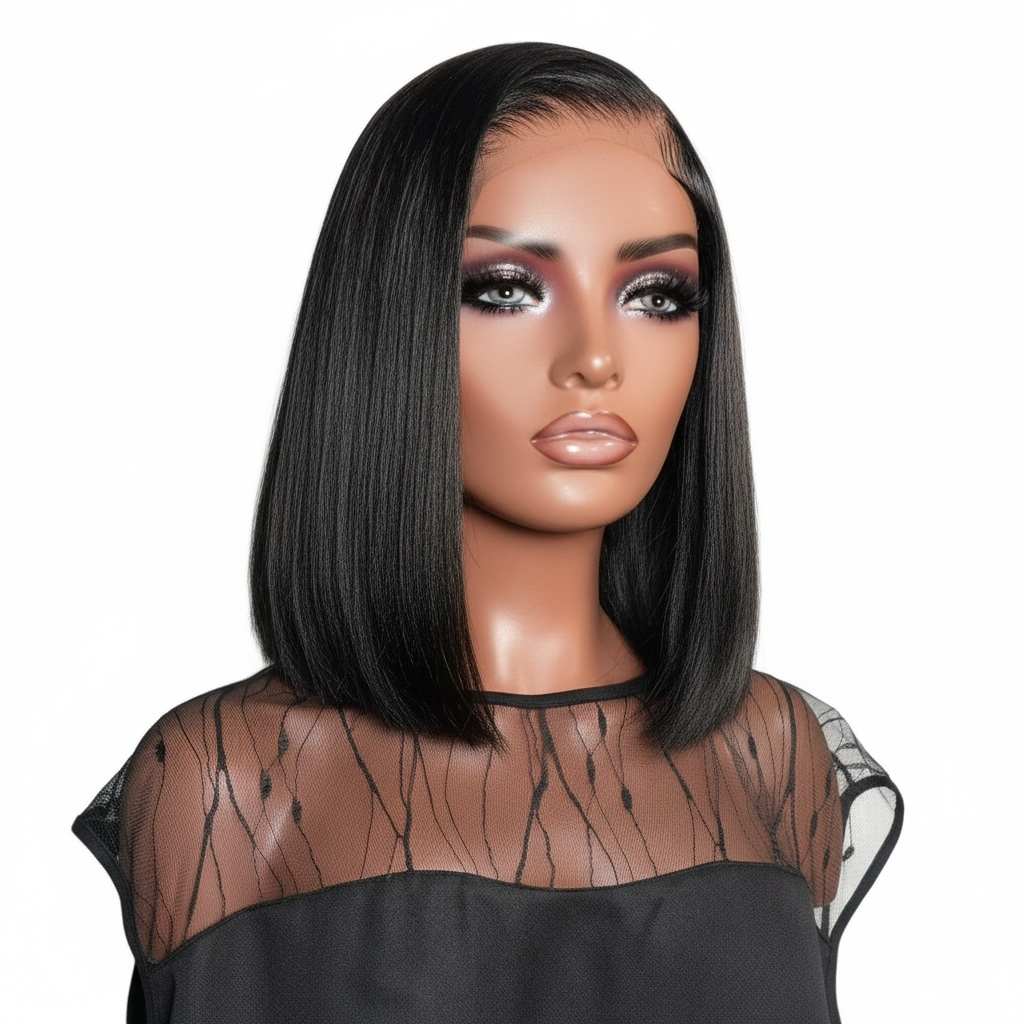 LANA- 5x5HD Lace Unit in Yaki Straight Blown Out Texture | Natural Color