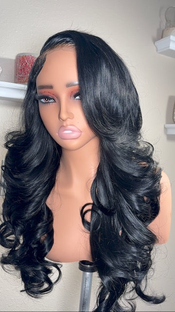 ALICE - HD Lace Body Curl Unit | Jet Black Color