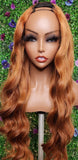Center U-Part Body Wave Unit - Ginger Brown