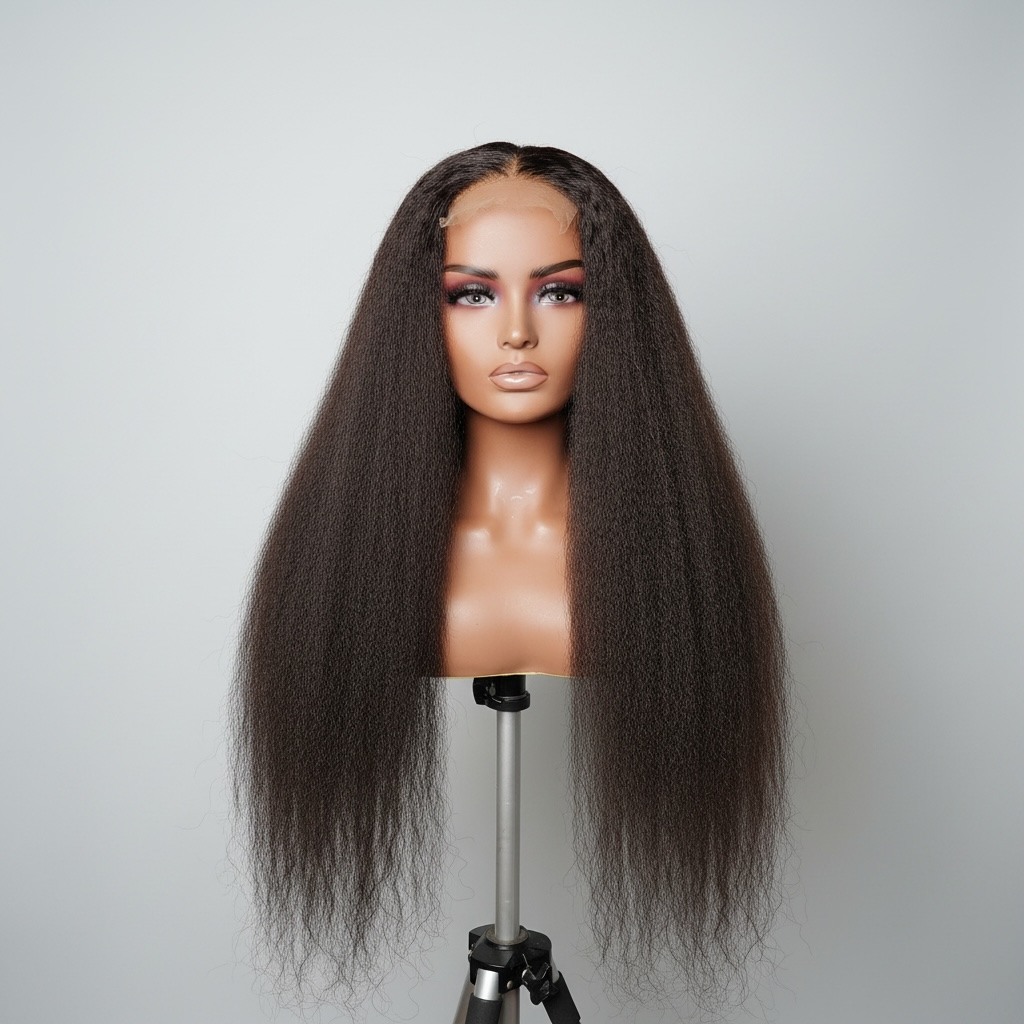 DEANNA- 5x5HD lace unit in Kinky Straight texture | Natural Color