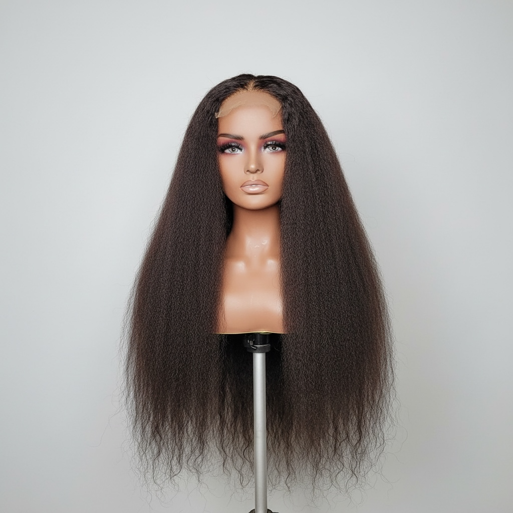 DEANNA- 5x5HD lace unit in Kinky Straight texture | Natural Color