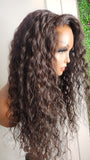 Lauren - Invisible 4x4 Lace Closure Indian Curly Glueless Unit - 200% Density