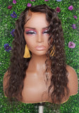 TAEJA - 13X4 HD Lace Frontal Unit | Right-Side Tapered Cut with Crimped Styling