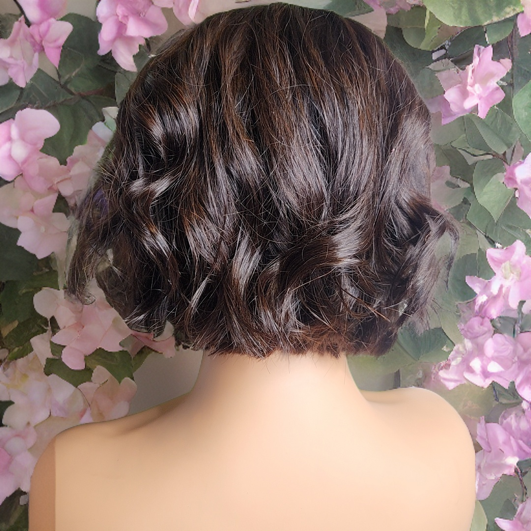 Jessica- 4x4HD Lace Closure Short Cut Glueless Unit with Soft Tresses