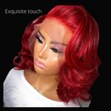 DESIREE - Glueless 13x4 Frontal Red Short or Long Body Wave Unit - Premium Hair Extensions, Wigs & Accessories - Journiq by Dani