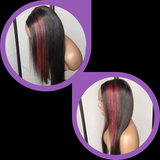 SWEETZ- HOT PINK 13X4 HD INVISIBLE LACE FRONTAL UNIT - Premium Hair Extensions, Wigs & Accessories - Journiq by Dani