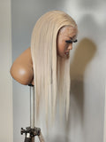 MYSTIQUE ICE - Platinum Blonde Ombre Lace Frontal Wig |180% Density