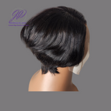 DENA - Short Cut L-Part Lace Human Hair Unit (OTS) - Premium Hair Extensions, Wigs & Accessories - Journiq by Dani