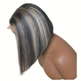 BELLA- Invisible 4x4  Lace Closure Short Bob Unit 1B/Grey - Premium Hair Extensions, Wigs & Accessories - Journiq by Dani