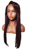 KYLIE- Invisible 4x4 Lace Closure Unit Deep Burgundy Red 180 Density - Premium Hair Extensions, Wigs & Accessories - Journiq by Dani