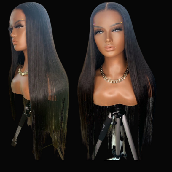 LICORICE - Glueless Invisible13x4 Frontal Unit| Middle Part - Premium Hair Extensions, Wigs & Accessories - Journiq by Dani