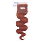 Orange Ginger - 5x5 Lace Closure with 3 or 4 Bundles Set - Premium Hair Extensions, Wigs & Accessories - Journiq by Dani