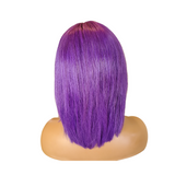 SOUR GRAPE - 13x4x1 T-Part Frontal Short Bob 10" (OTS) - Premium Hair Extensions, Wigs & Accessories - Journiq by Dani